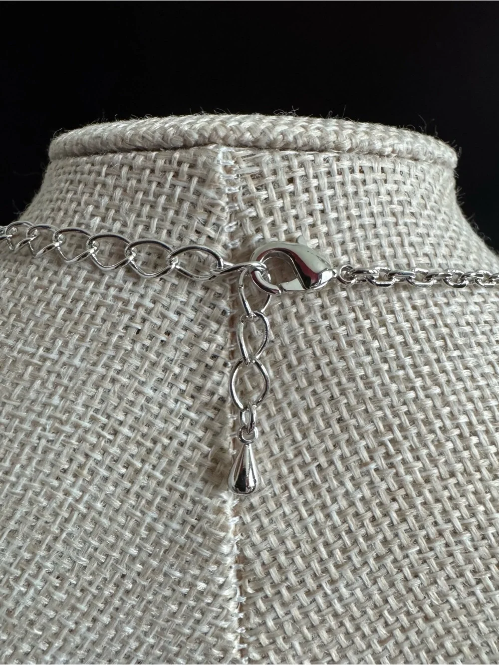 Sunburst Silver-tone Sparkling Pendant Necklace -  24” Adjustable Chain